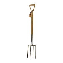 Load image into Gallery viewer, ICAN CLASSIC ASHWOOD &amp; STAINLESS STEEL GARDEN FORK LARGE
