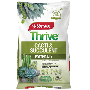 YATES THRIVE CACTI & SUCCULENT MIX 6L