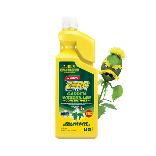 YATES ZERO TRIPLE STRIKE WEEDKILLER CONCENTRATE 1 LITRE