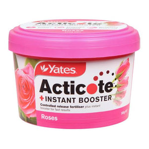 YATES ACTICOTE FOR ROSES & FLOWERS INSTANT & CONTROLLED RELEASE FERTILISER 500G