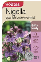 Load image into Gallery viewer, NIGELLA SPANISH LOVE IN A MIST SEED
