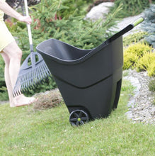 Load image into Gallery viewer, GARDEN BUDDY TROLLEY 85 LITRE BLACK
