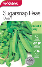 Load image into Gallery viewer, PEAS SUGARSNAP DWARF SEED
