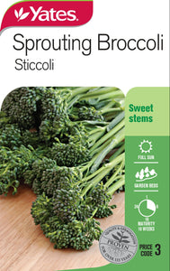 BROCOLLI SPROUTING STICCOLI SEED PACK