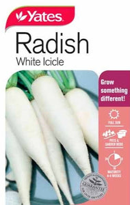 RADISH LONG WHITE ICICLE SEED