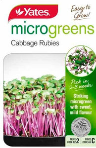 MICROGREENS CABBAGE RUBIES SEED