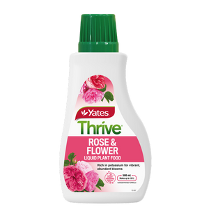 YATES THRIVE ROSE & FLOWER LIQUID FERTILISER 500ML CONCENTRATE