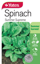 Load image into Gallery viewer, SPINACH SUMMER SUPREME SEED
