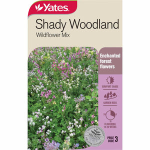 WILDFLOWER MIX SHADY WOODLAND SEED