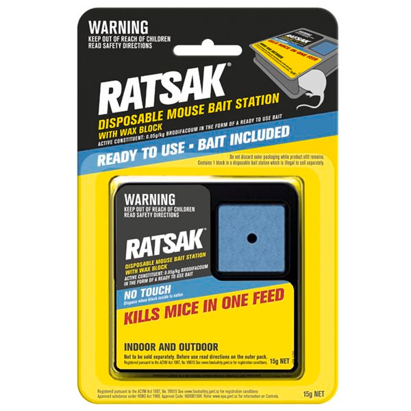RATSAK DISPOSABLE BAIT STATION
