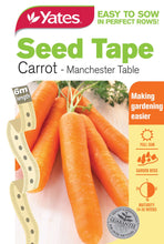 Load image into Gallery viewer, CARROT MANCHESTER TABLE SEED TAPE
