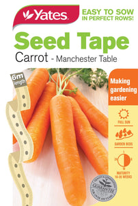 CARROT MANCHESTER TABLE SEED TAPE