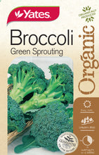 Load image into Gallery viewer, BROCCOLI GREEN SPROUTING ORGANIC SEED
