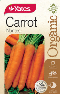 CARROT NANTES ORGANIC SEED