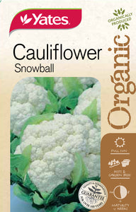 CAULIFLOWER SNOWBALL ORGANIC SEED