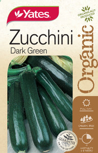 ZUCCHINI DARK GREEN ORGANIC SEED