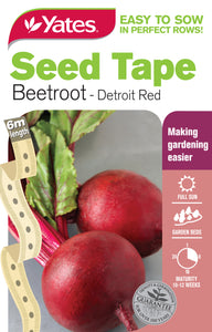 BEETROOT DETROIT RED SEED TAPE