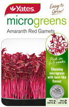 Load image into Gallery viewer, MICROGREENS AMARANTH RED GARNET SEED
