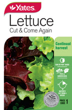 Load image into Gallery viewer, LETTUCE CUT &amp; COME AGAIN SEED PACK
