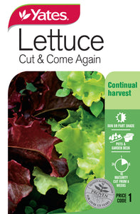 LETTUCE CUT & COME AGAIN SEED PACK