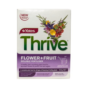 YATES THRIVE FLOWER & FRUIT SOLUBLE LIQUID FERTILISER 500G CONCENTRATE