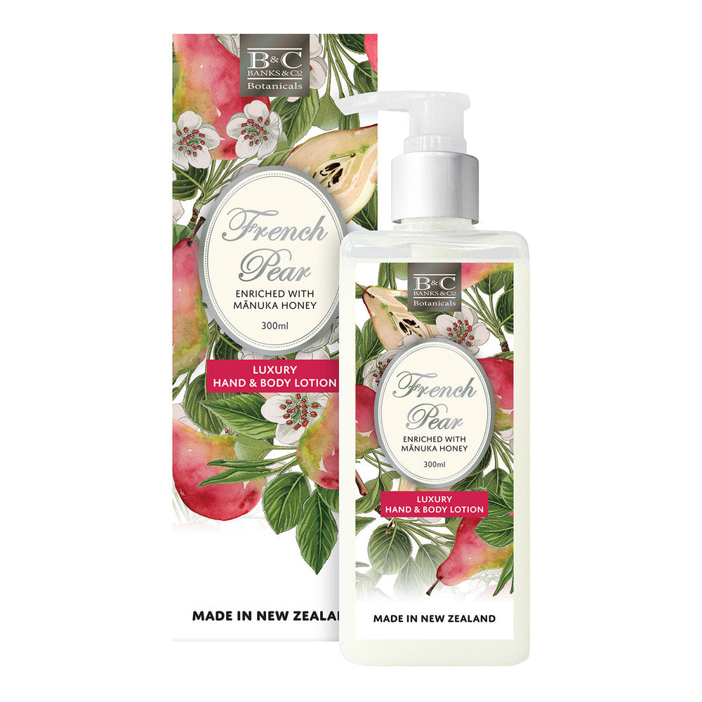 BANKS & CO FRENCH PEAR HAND & BODY LOTION 300ML