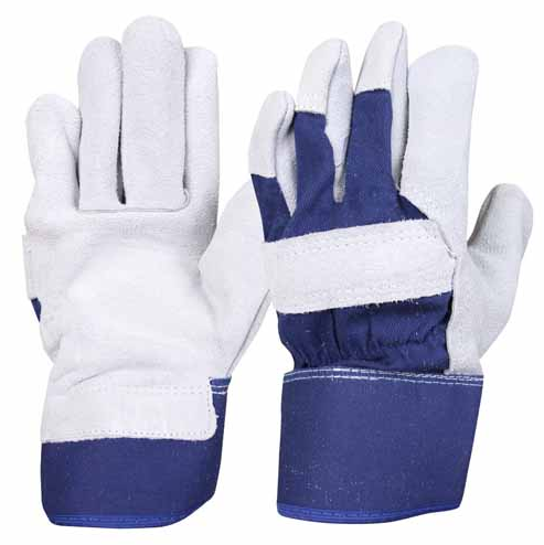 GLOVES COW HIDE FABRIC L