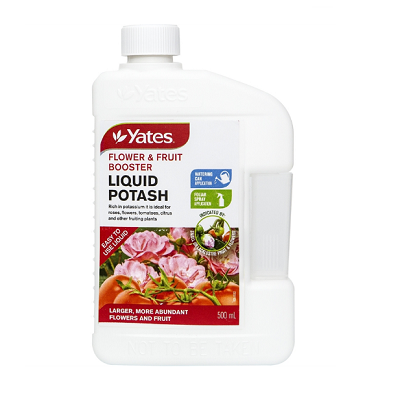 YATES FLOWER & FRUIT BOOSTER 500ML LIQUID POTASH CONCENTRATE