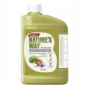 YATES NATURES WAY PYRETHRUM INSECT SPRAY 200ML CONCENTRATE