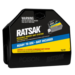 RATSAK REUSABLE BAIT STATION