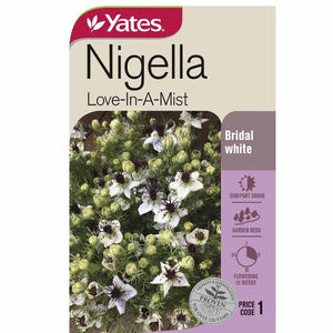 NIGELLA WHITE LOVE IN A MIST SEED