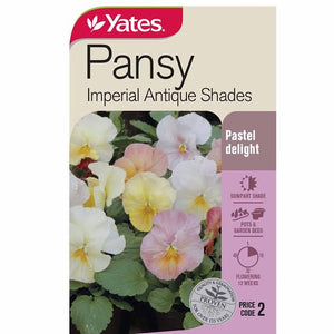 PANSY IMPERIAL ANTIQUE SHADES SEED