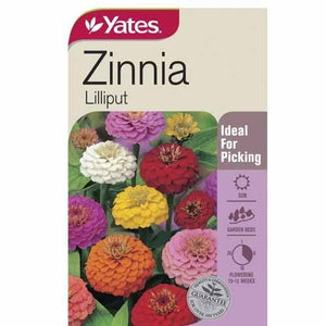 ZINNIA SEED LILIPUT MIX SEED