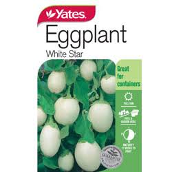 EGGPLANT WHITE STAR SEED