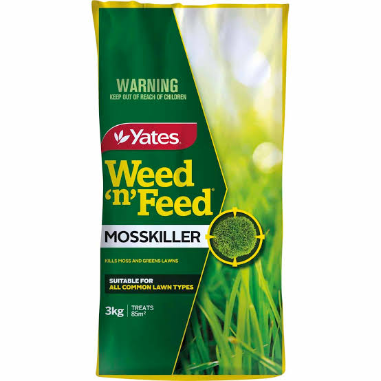 YATES WEED N FEED MOSSKILLER & FERTILISER 3KG