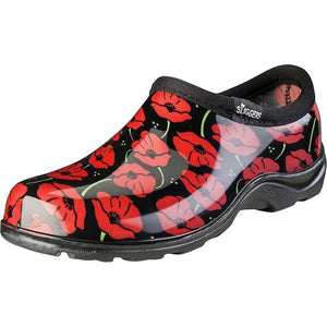 SLOGGERS WOMENS RAIN SHOES POPPIES RED SIZE 06