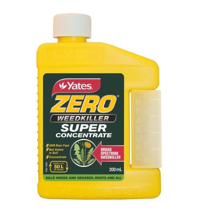 YATES ZERO SUPER WEEDKILLER CONCENTRATE 200ML